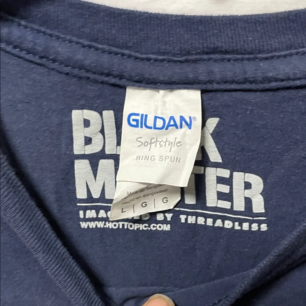 Gildan Navy Blue Cat Speech Bubble T-Shirt Men’s Size L